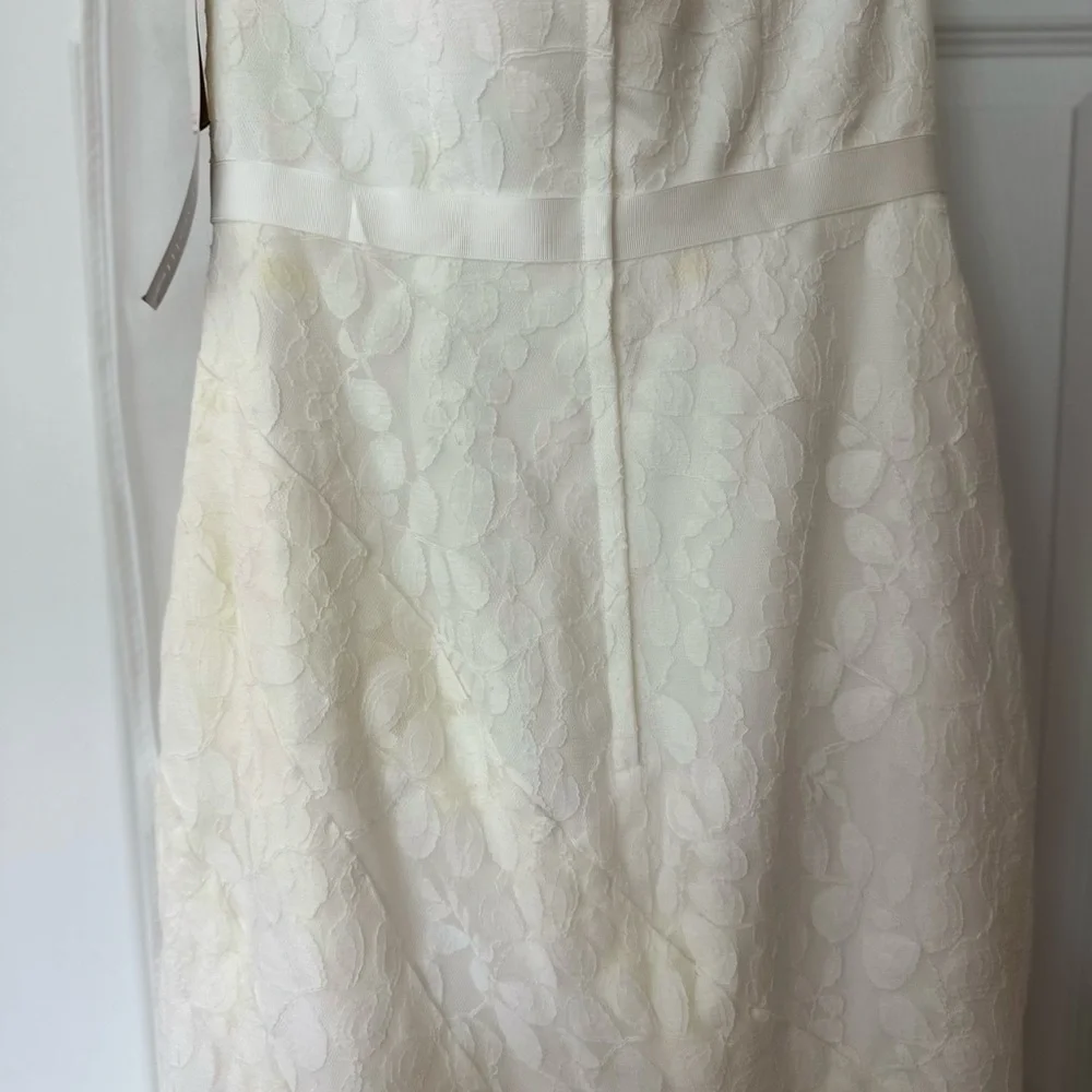 Galina Mermaid Wedding Dress 6P NWT Style 7WG3381 Lace Detail - Picture 10 of 14
